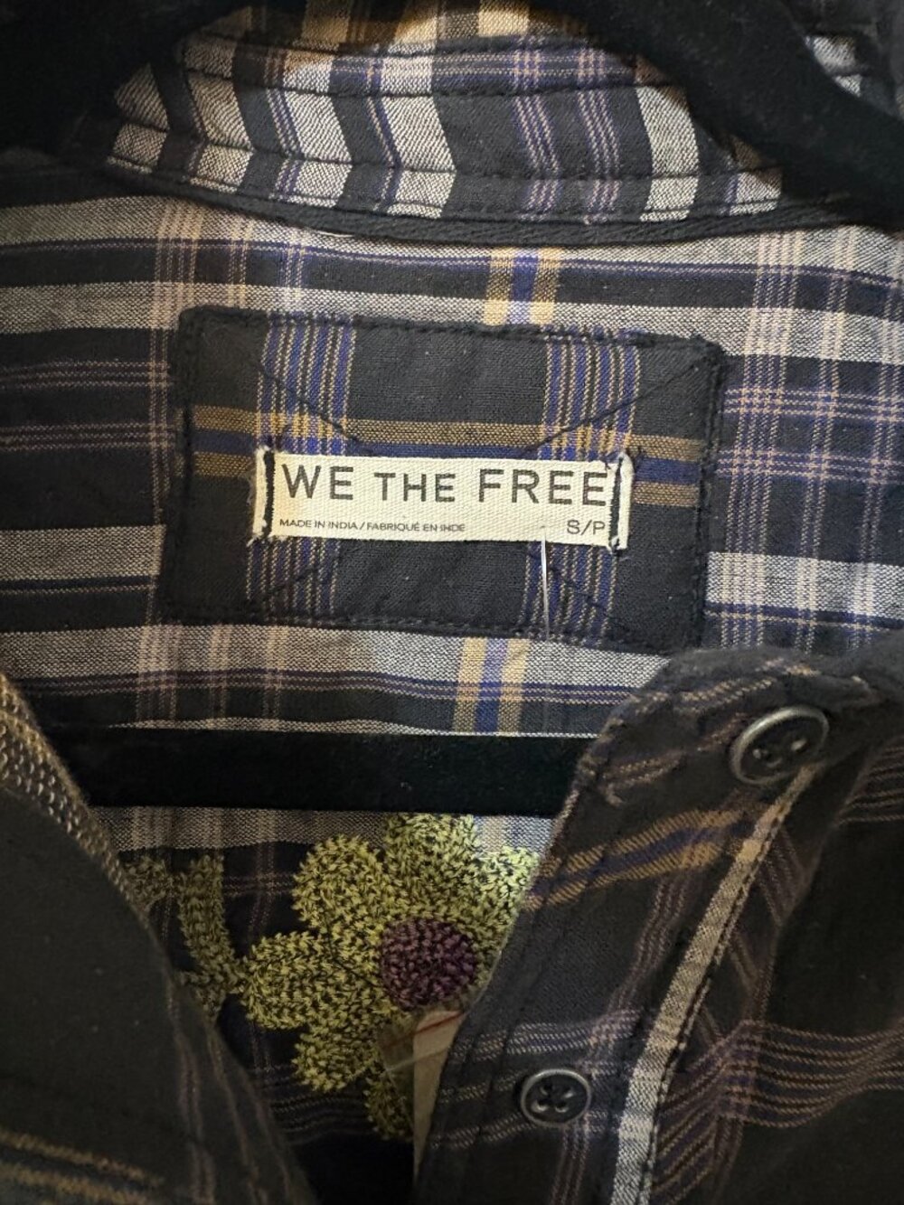 We The Free Heavy Button up shirt. Size S/P NWT - Picture 4 of 7
